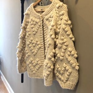 &merci pompom sweater, size M, brand new with tags